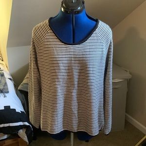 NWOT Soft Joie Black & White Striped Sweater